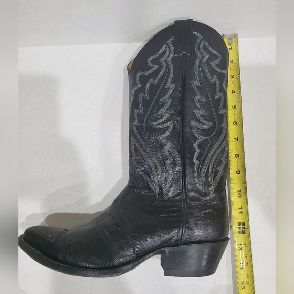 JUSTIN Style 8311 Boots Vintage Leather Cowboy Boots Men\'s 8 D main image 10